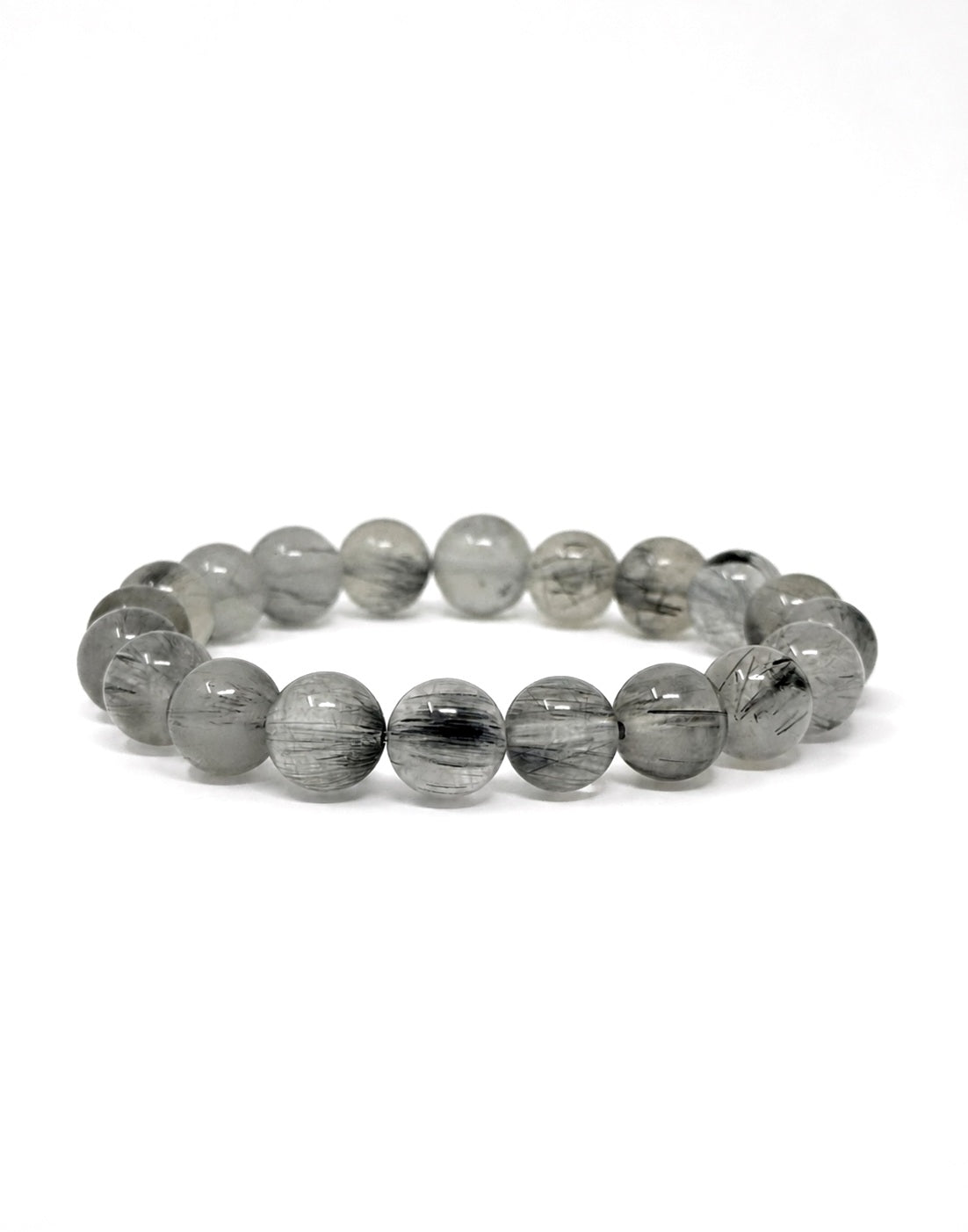 Azure Whisper — Blue Rabbit Hair Quartz Bracelet