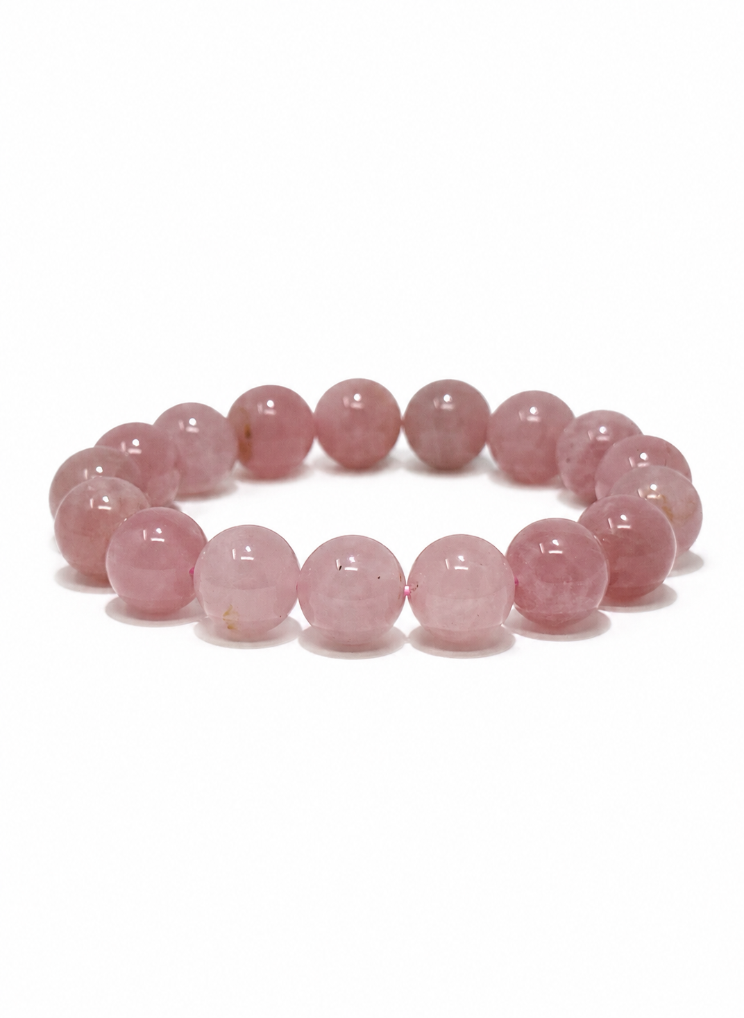 Blush Serenity — Madagascar Rose Quartz Bracelet