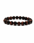 Crimson Valor — Red Tiger’s Eye Bracelet