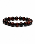 Crimson Valor — Red Tiger’s Eye Bracelet