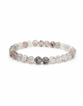 Midnight Berry — Black Strawberry Super Seven Bracelet