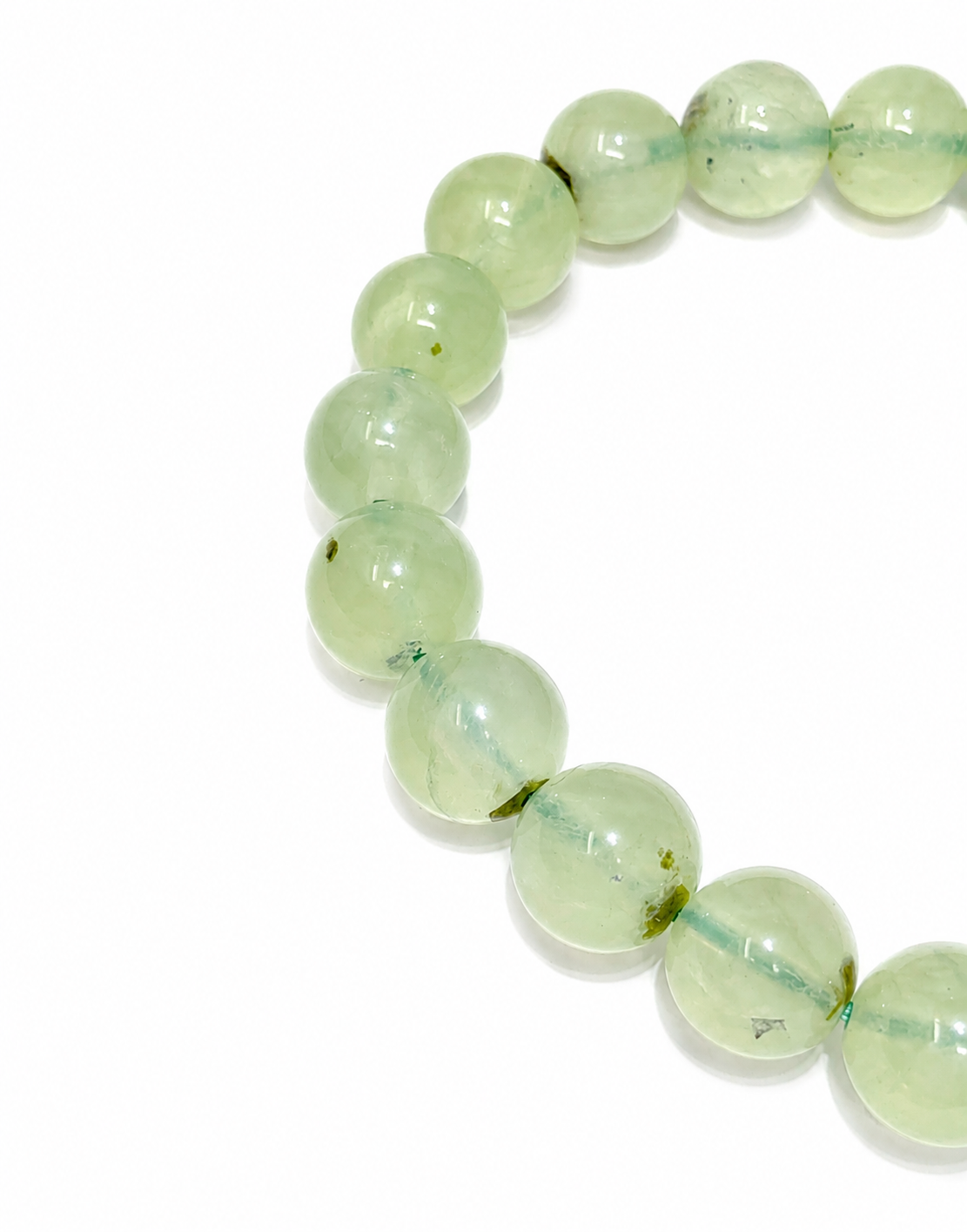 Verdant Whisper — Prehnite Bracelet