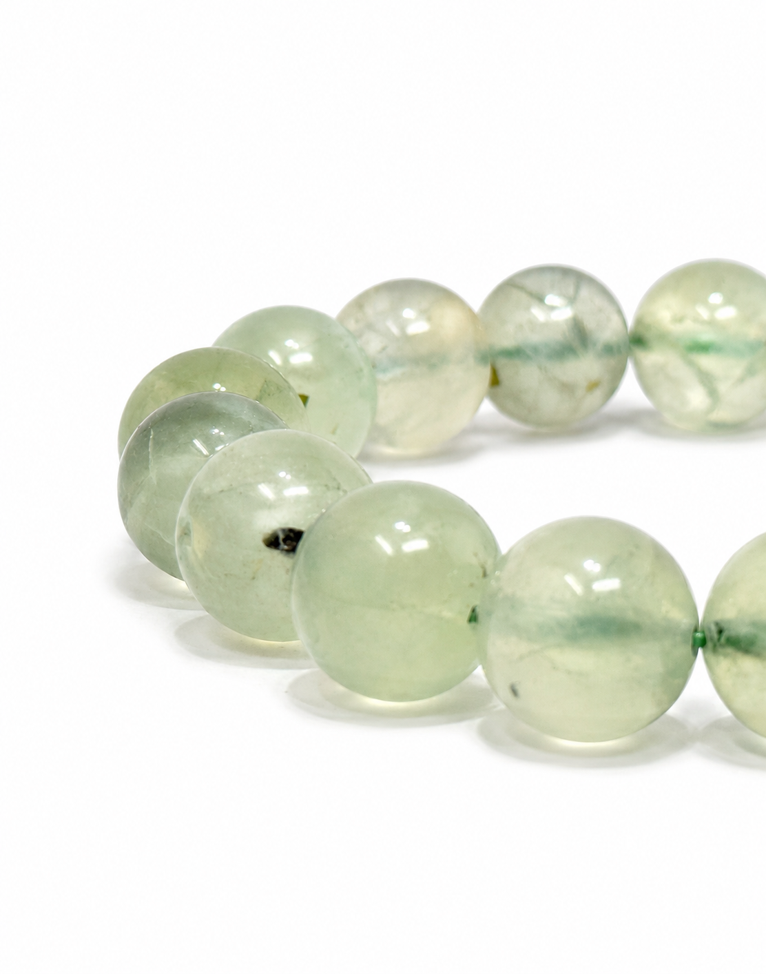 Verdant Whisper — Prehnite Bracelet