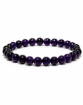 Violet Nocturne — Uruguayan Purple Amethyst Bracelet