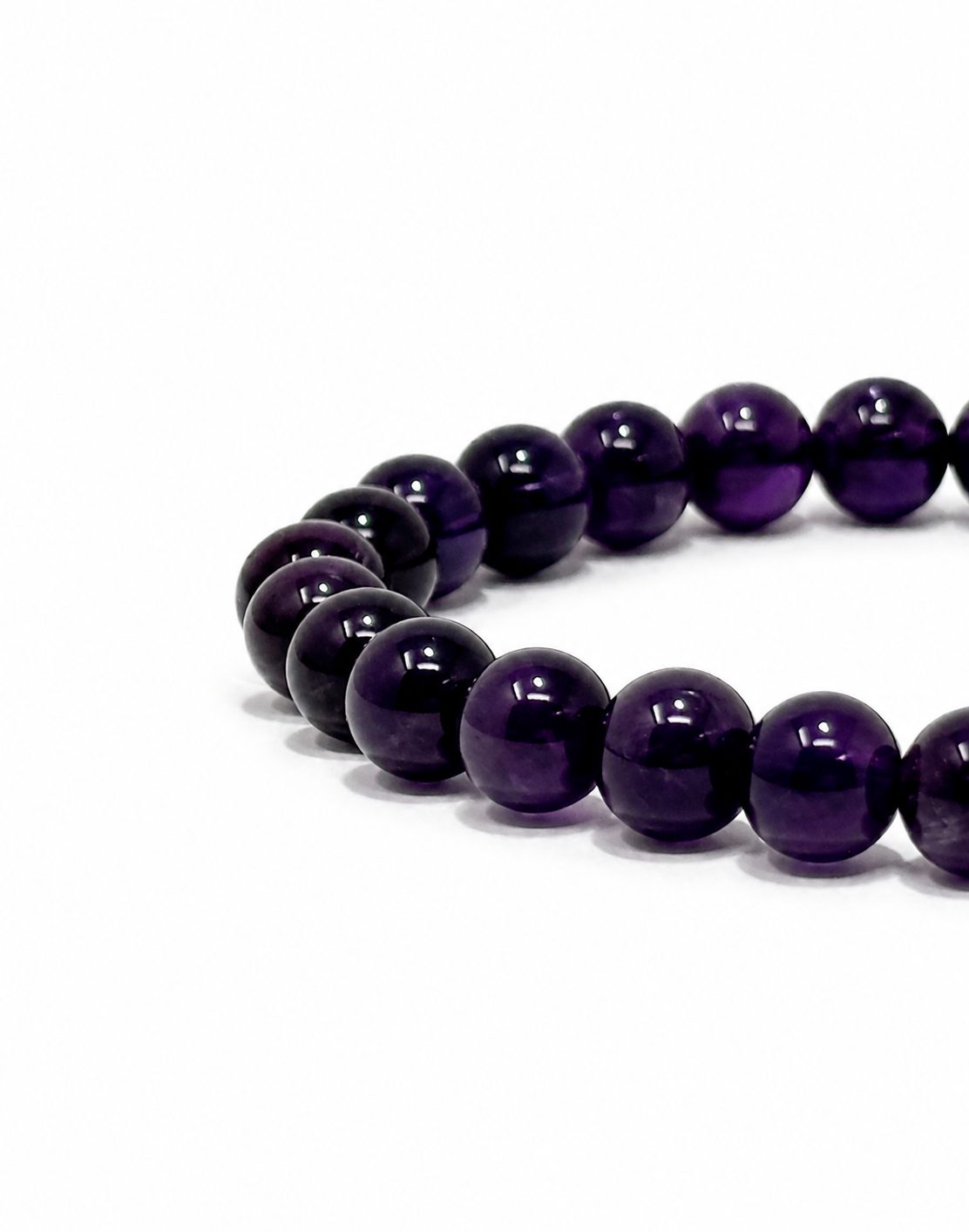 Violet Nocturne — Uruguayan Purple Amethyst Bracelet