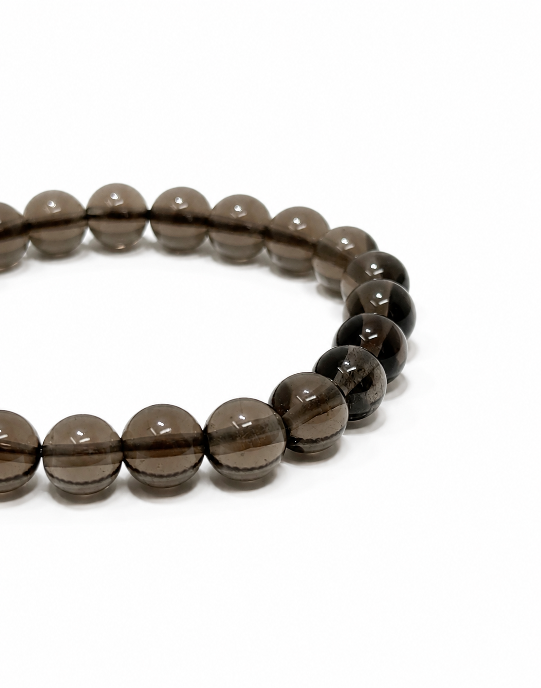 Midnight Ground — Smoky Quartz Bracelet