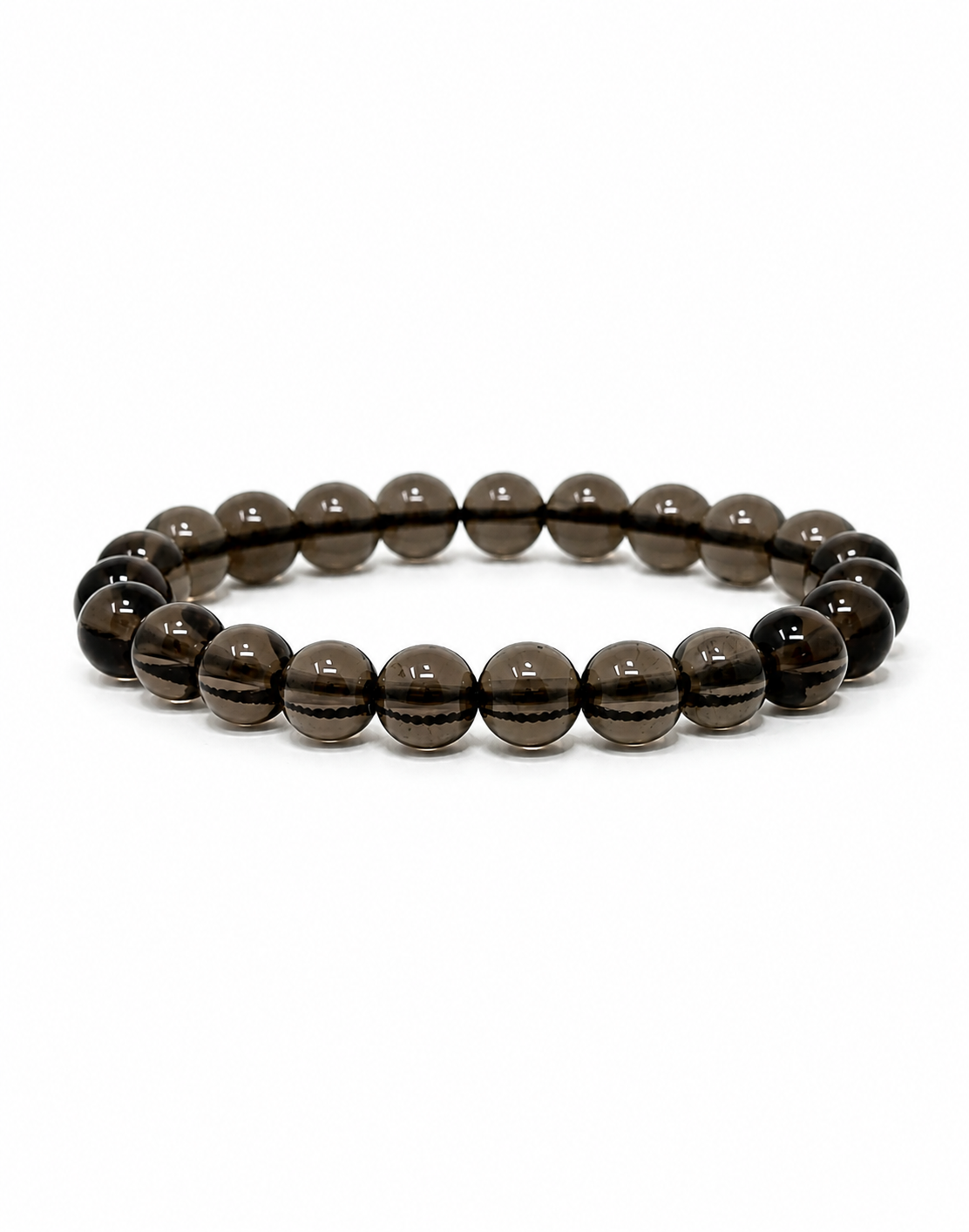 Midnight Ground — Smoky Quartz Bracelet