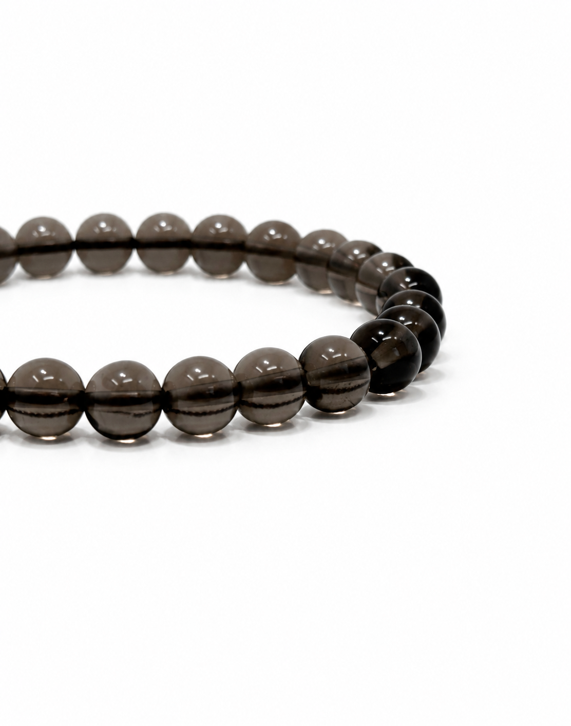 Midnight Ground — Smoky Quartz Bracelet