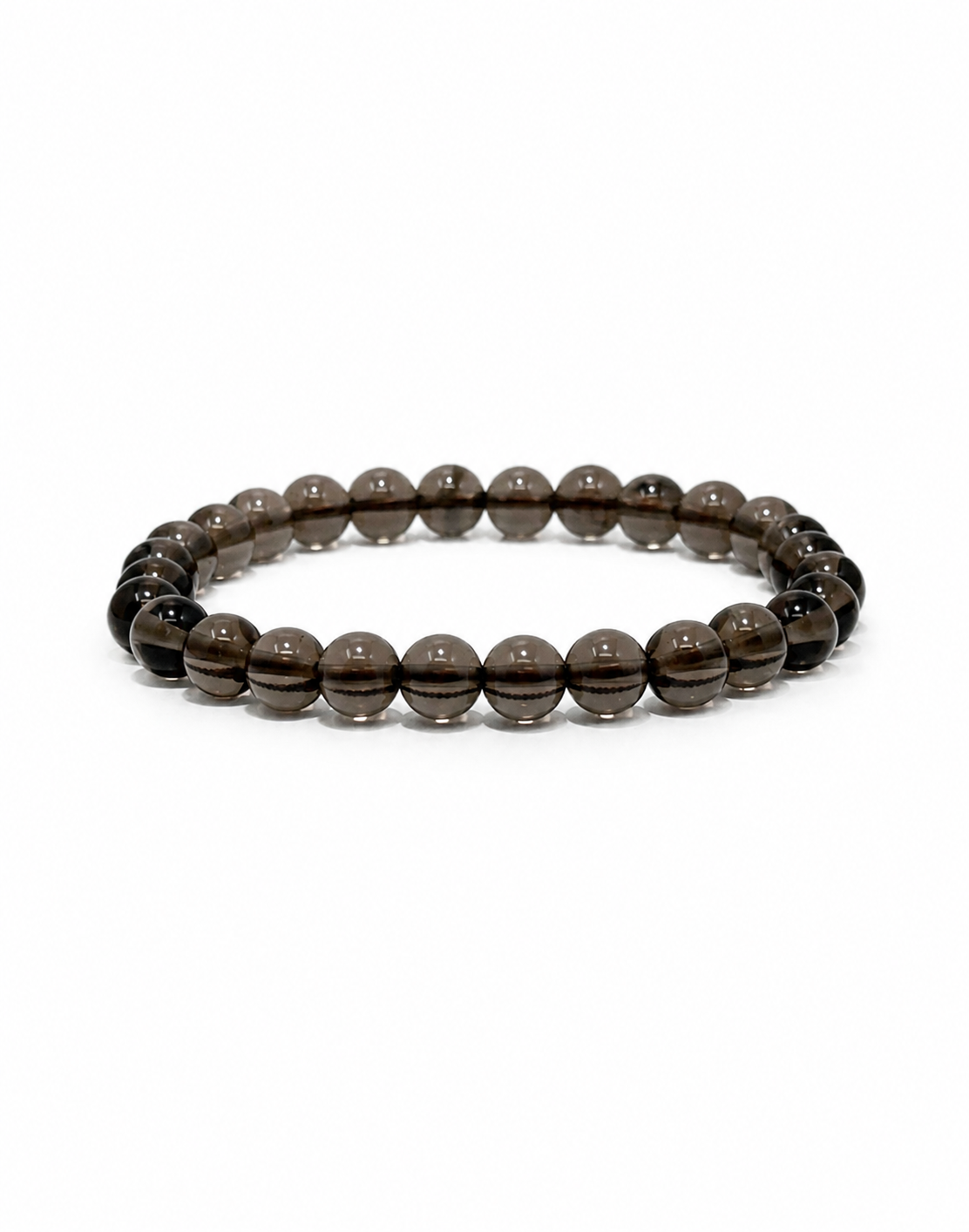 Midnight Ground — Smoky Quartz Bracelet
