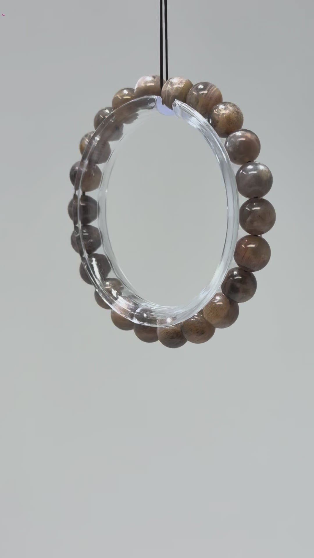 Solar Eclipse — Black Gold Sunstone Quartz Bracelet